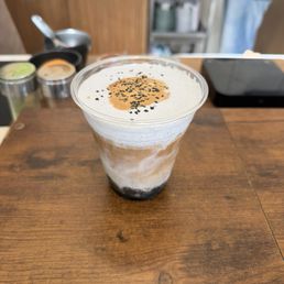 Black Sesame Latte Black Sesame Latte
