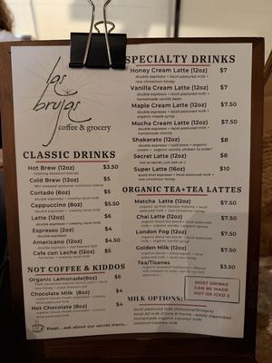 Menu photo 1 Las Brujas Coffee & Grocery Baton Rouge, LA Menu photo 1 Las Brujas Coffee & Grocery Baton Rouge, LA