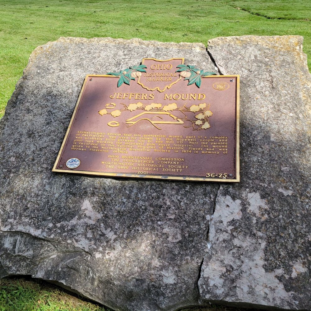 Jeffers Mound - Stone with plaque - Landmarks & Historical Buildings Near Me Jeffers Mound - Stone with plaque - Landmarks & Historical Buildings Near Me