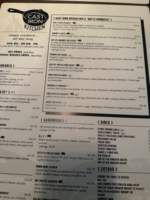 Menu photo 4 Cast Iron Kitchen Wilmington, NC