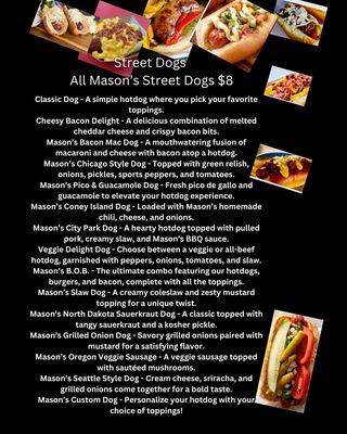 Menu photo 4 Mason's Hotdogs Berry Hill, TN Menu photo 4 Mason's Hotdogs Berry Hill, TN