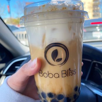 Boba Bliss - Hojicha Cheese Cream - Bubble Tea Near Me - Mountain View, California