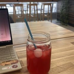 The Pop Parlour - Iced Strawberry Tea with Lemonade