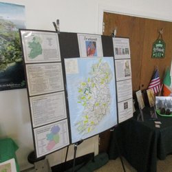 Irish Fest @ St Jerome Academy - Irish history and geography booth