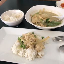 Green curry with chicken Green curry with chicken