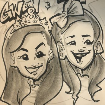 Osom Toons - Birthday girls!!!! So so cute!!!! - Caricatures Near Me Osom Toons - Birthday girls!!!! So so cute!!!! - Caricatures Near Me