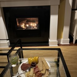 Inn at Diamond Cove - Dinner in the room.