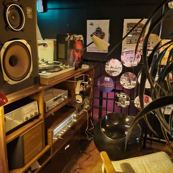 The House of Found Objects - Upstairs, for your listening pleasure - Cocktail Bars Near Me - Birmingham, Alabama