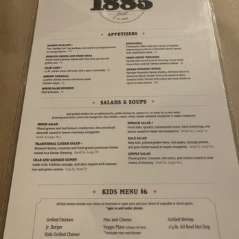 1885 Grill - Seafood Near Me - Chattanooga, Tennessee 1885 Grill - Seafood Near Me - Chattanooga, Tennessee