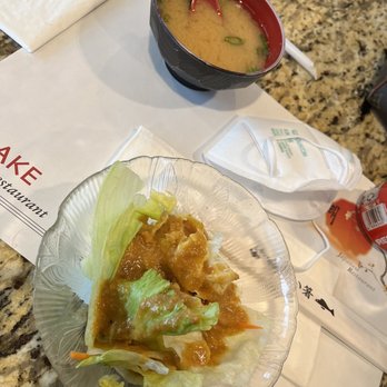 Ariake - House Salad Miso Shiru Salad & soup - Japanese Near Me - Reston, Virginia