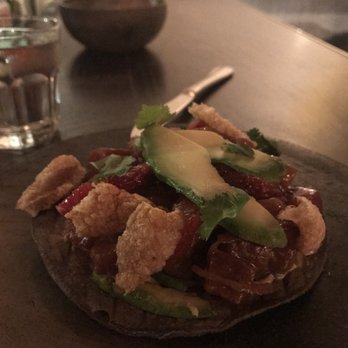 Claro - Tuna tostada - Mexican Near Me - Brooklyn, New York Claro - Tuna tostada - Mexican Near Me - Brooklyn, New York