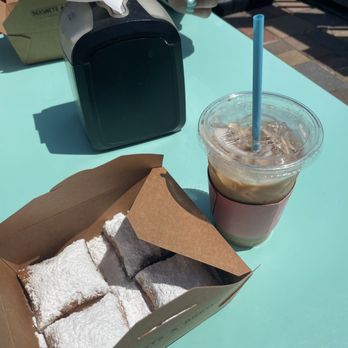 Beignets & Brew - Beignets (4) and Latte - ICED - Coffee & Tea Near Me - Destin, Florida Beignets & Brew - Beignets (4) and Latte - ICED - Coffee & Tea Near Me - Destin, Florida