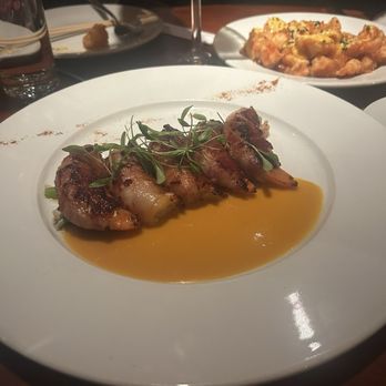 Lure Fishbar - Bacon Wrapped Shrimp - Seafood Near Me - New York, New York Lure Fishbar - Bacon Wrapped Shrimp - Seafood Near Me - New York, New York