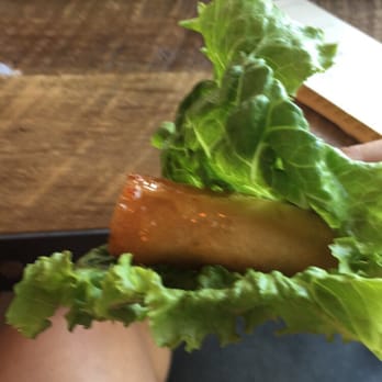 Hiccups Veo Cafe - Actual egg roll in lettuce - Asian Fusion Near Me - Carson, California