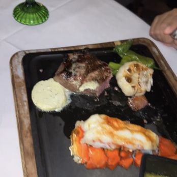 Pink Steak - My friend's meal - Steakhouses Near Me - West Palm Beach, Florida Pink Steak - My friend's meal - Steakhouses Near Me - West Palm Beach, Florida