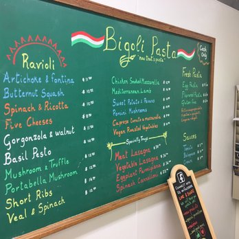 Bigoli Fresh Pasta - Menu - Pasta Shops Near Me - Sand City, California Bigoli Fresh Pasta - Menu - Pasta Shops Near Me - Sand City, California
