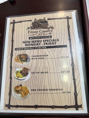 Menu photo 3 Fresno Country Cafe Fresno, CA Menu photo 3 Fresno Country Cafe Fresno, CA