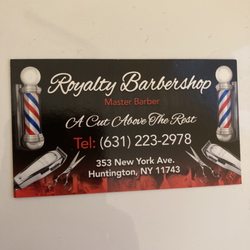 Royalty Barbershop - Business Card