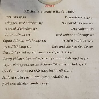 Ka'ribbean Fire - Menu - Caribbean Near Me - La Plata, Maryland