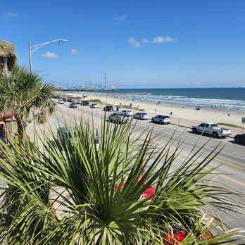 The Spot - View from upstairs - Burgers Near Me - Galveston, Texas