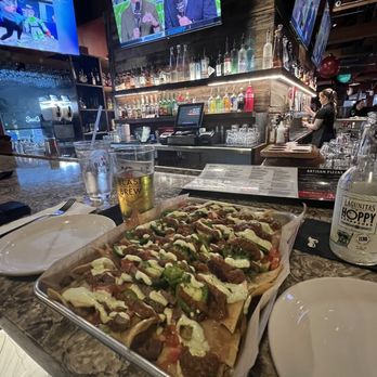 Blast & Brew - Night game nachos - New American Near Me - Pismo Beach, California Blast & Brew - Night game nachos - New American Near Me - Pismo Beach, California