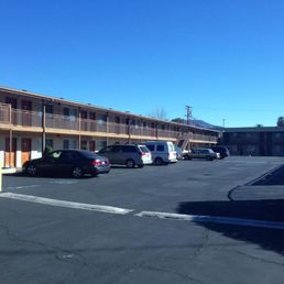 Exterior outside entrance of Motel 7 - San Bernardino, California Exterior outside entrance of Motel 7 - San Bernardino, California
