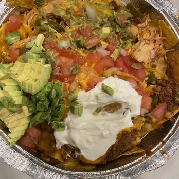 Azteca Mexican Restaurant - Super Nachos - Mexican Near Me - Charlotte, North Carolina
