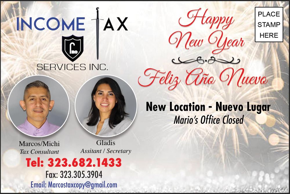 TAX PRO SERVICES Updated May 2024 8505 Crenshaw Blvd