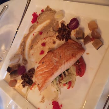 Stage Left Steak - Salmon dish - American Near Me - New Brunswick, New Jersey Stage Left Steak - Salmon dish - American Near Me - New Brunswick, New Jersey