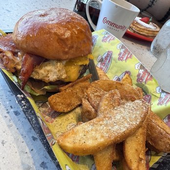 Breakfast Brothers - Brunch Cheeseburger Basket - Breakfast & Brunch Near Me - Dallas, Texas Breakfast Brothers - Brunch Cheeseburger Basket - Breakfast & Brunch Near Me - Dallas, Texas