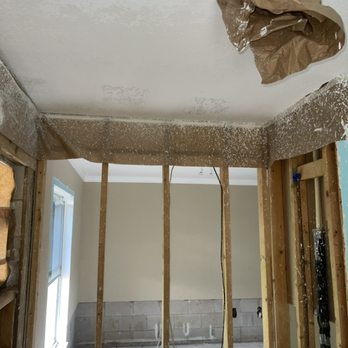 Precision Remodeling - Shower ceiling flushed drywall / plastered & textured - Drywall Installation & Repair Near Me