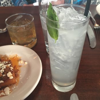 Walkers - Basil Haven (fresh basil, cucumber & lime muddled together with Tangueray Gin & St. Germaine Liqueur) - New American Near Me - Billings, Montana