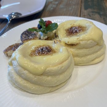 Cafe N One - crème brûlée pancake - Desserts Near Me - Markham, Ontario