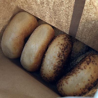 Chicken Dog Bagels by null