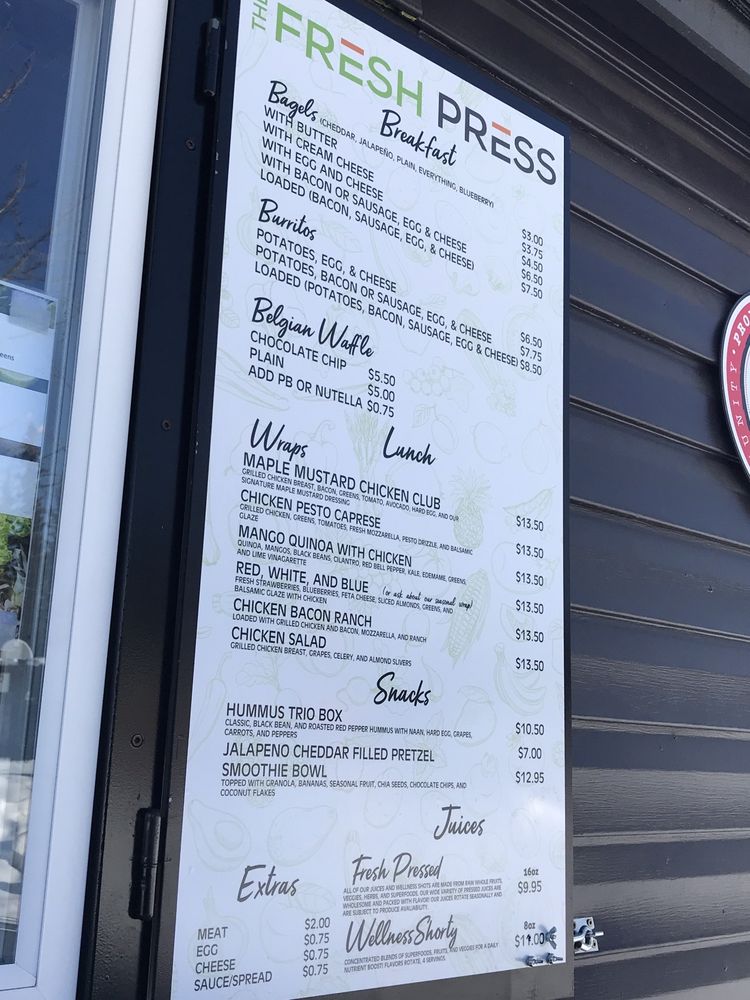 THE FRESH PRESS Updated September 2024 3677 College Rd, Fairbanks