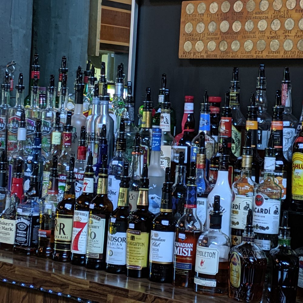 50,000 Silver Dollar - Full bar in the lounge. - Landmarks & Historical Buildings Near Me - Haugan, Montana