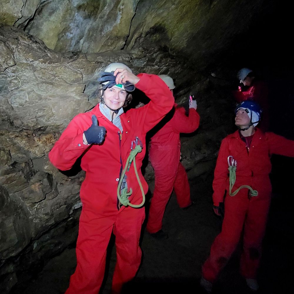 Canmore Cave Tours - You'll use the kneepads, headlamp, and all the equipment provided! - Tours Near Me - Canmore, Alberta Canmore Cave Tours - You'll use the kneepads, headlamp, and all the equipment provided! - Tours Near Me - Canmore, Alberta