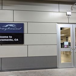 Greyhound Bus Lines - Sign.