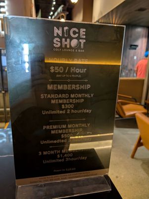 Menu photo 4 Nice Shot Golf Lounge & Bar Henderson, NV