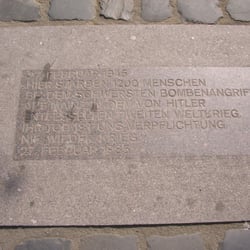 Gedenktafel - Bombardierung Der Stadt Mainz 27.02.1945