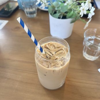 Bluestone Lane - Latte Iced Vanilla Latte - Coffee & Tea Near Me - Orange, California Bluestone Lane - Latte Iced Vanilla Latte - Coffee & Tea Near Me - Orange, California