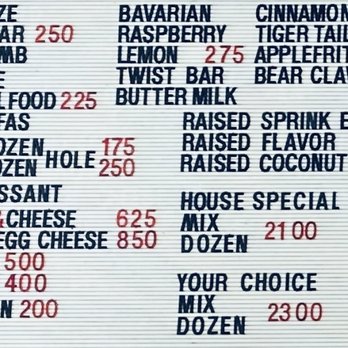Lady's Donuts - Menu (July 12, 2026) - Bakeries Near Me - Glendora, California Lady's Donuts - Menu (July 12, 2026) - Bakeries Near Me - Glendora, California