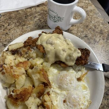 Carolyn's Cafe - Country fried steak , over easy eggs - Breakfast & Brunch Near Me - Redlands, California