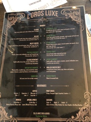 Menu photo 5 L'Gros Luxe Plateau Montreal, QC