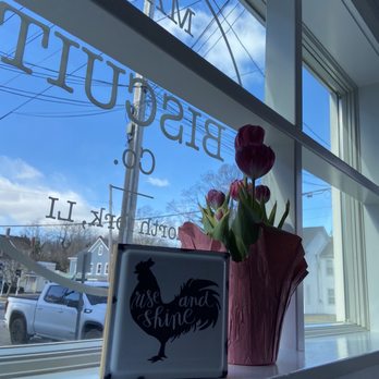 Main Road Biscuit - Inside Window - Breakfast & Brunch Near Me - Jamesport, New York