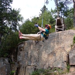 Rappelling. Photo by Experience Outdoors. Rappelling. Photo by Experience Outdoors.