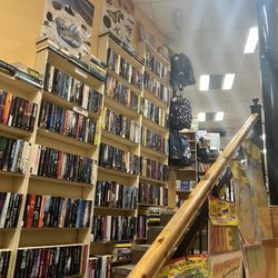 Dungeon Bookshop - Stairs to the first floor
