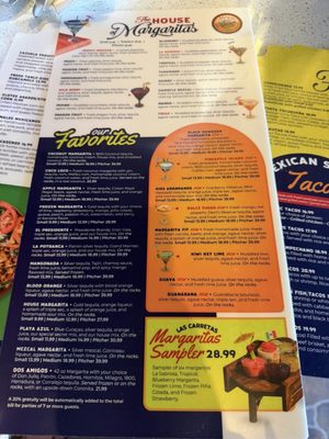 Menu photo 7 Las Carretas Mexican Restaurant  Winter Park, FL