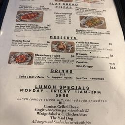 Menu Menu