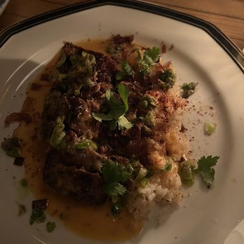 Nancy's Hustle - Bavette with sticky rice - New American Near Me - Houston, Texas Nancy's Hustle - Bavette with sticky rice - New American Near Me - Houston, Texas